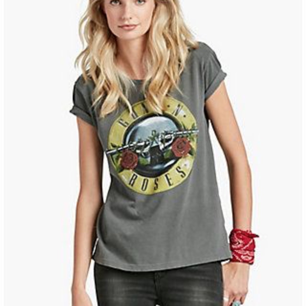 Lucky Brand Guns & Roses Tee